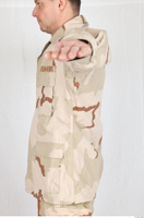  Photos Army Man in Camouflage uniform 2 21th Century Army jacket upper body 0006.jpg